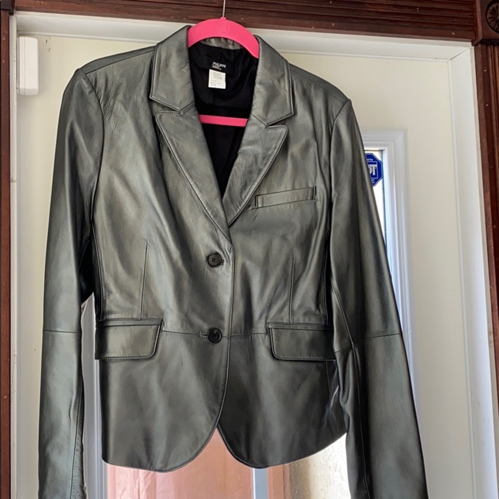 Leather jacket